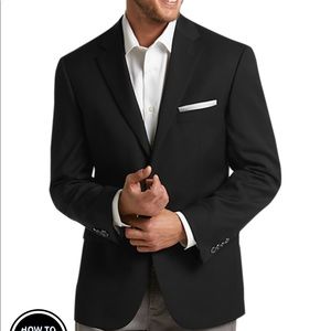 NWT $795 Joseph  Don super 100 black  wool blazer size 38